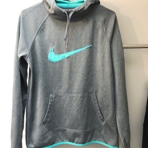 Nike dri-fit funnel neck hoodie